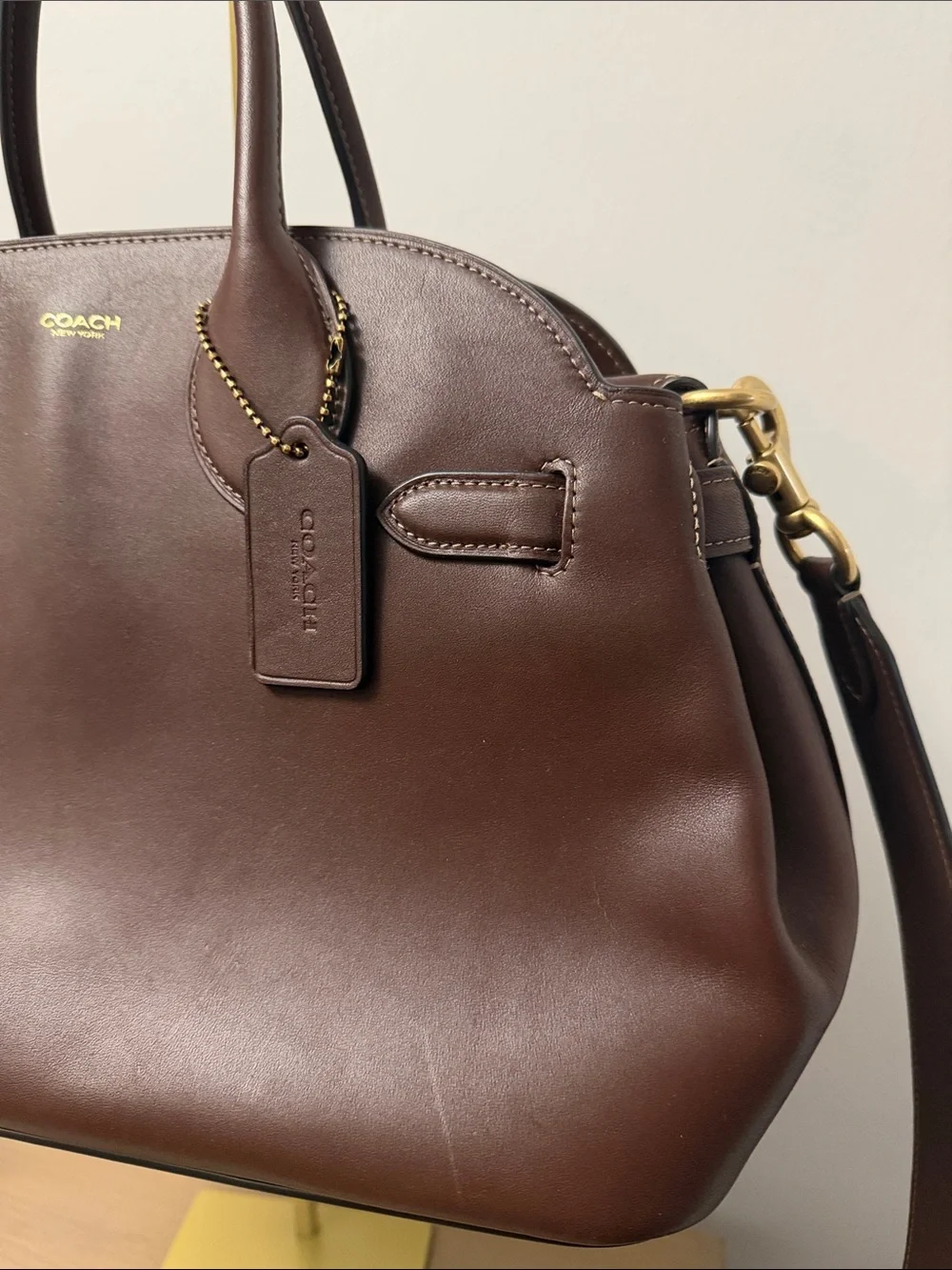 Coach Empire Carryall Bag 40 Brass/Maple